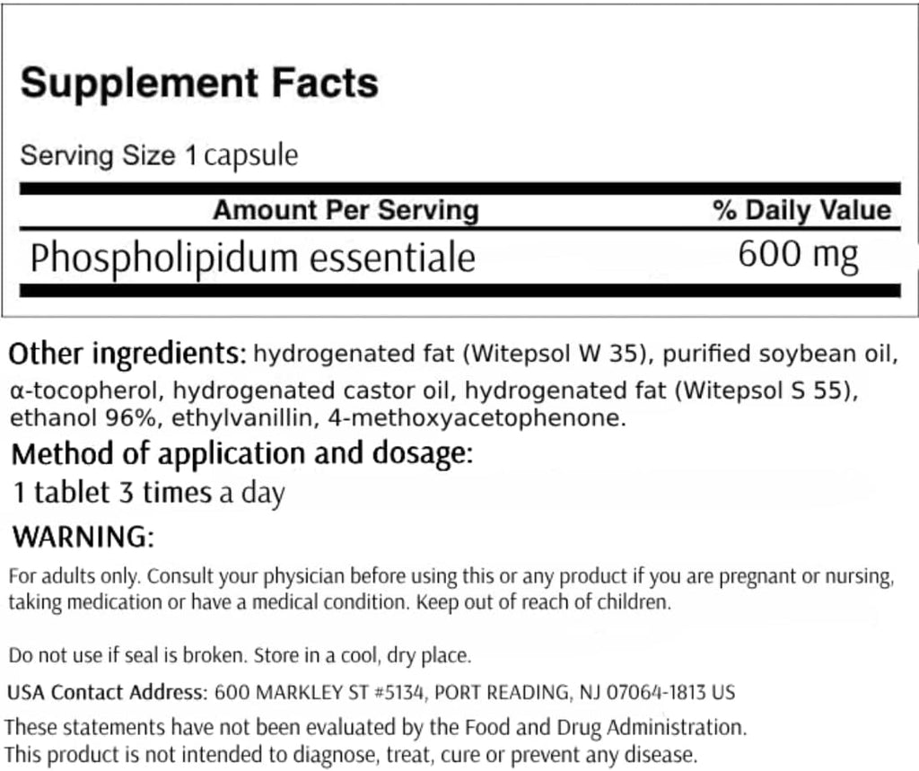 Essentiale Max 600mg, 60 Cápsulas