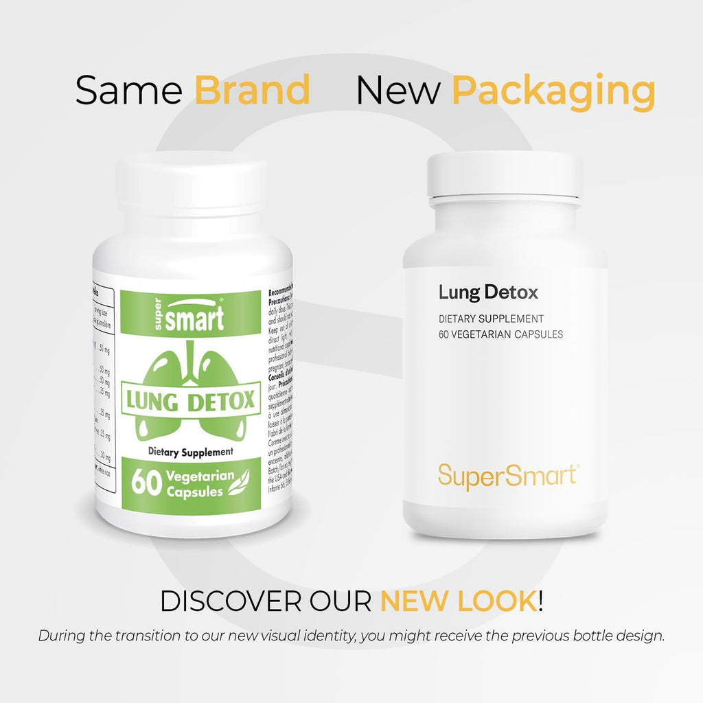 Supersmart Lung Detox – Fórmula Avanzada con Quercetina, Bromelina, Curcuminoides y EGCG