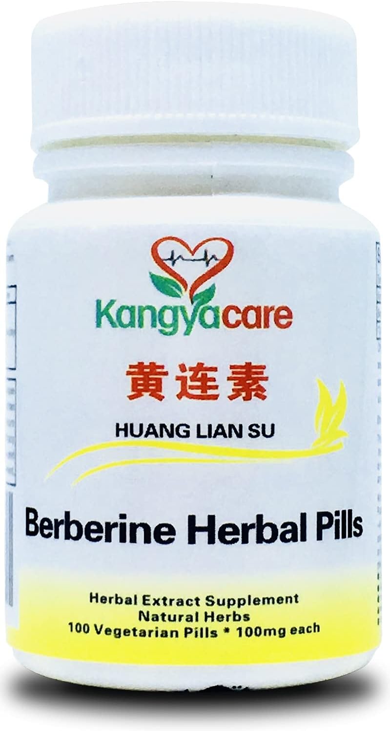 Berberine Herbal Pills - Huang Lian Su - Extracto de Berberina - 100 Comprimidos