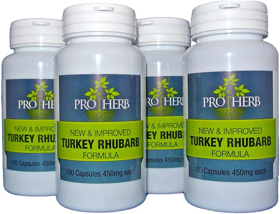 Ruibarbo de Indias 450mg, 100 Cápsulas