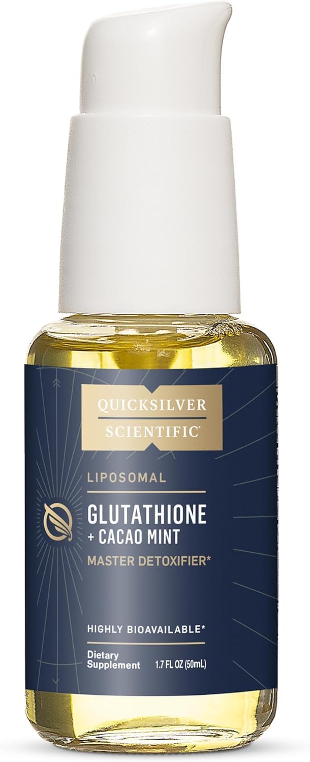 Quicksilver Scientific Glutación Liposomal - Sabor Cacao Menta (50 ml)