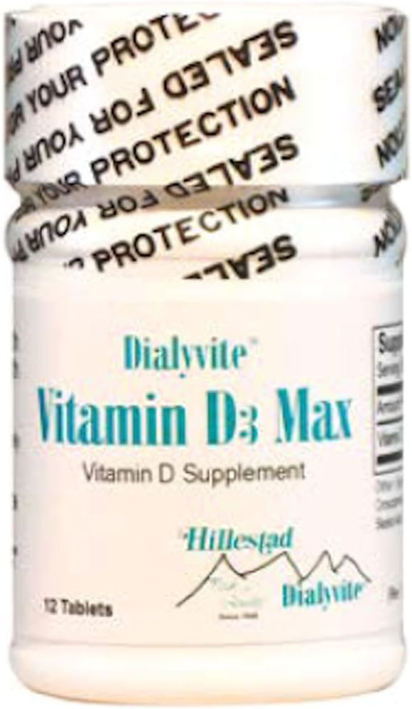 Dialyvite Vitamina D3 Max 50.000 UI - 12 Comprimidos