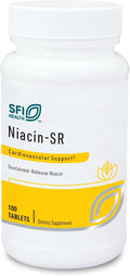 Klaire Labs Niacin-SR - 500 mg - 100 comprimidos de liberación prolongada - Vitamina B3 hipoalergénica