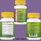 Noor Vitamins Vitaminas Prenatales Halal con DHA y Ácido Fólico, Jengibre, Hierro, 90 Cápsulas Blandas