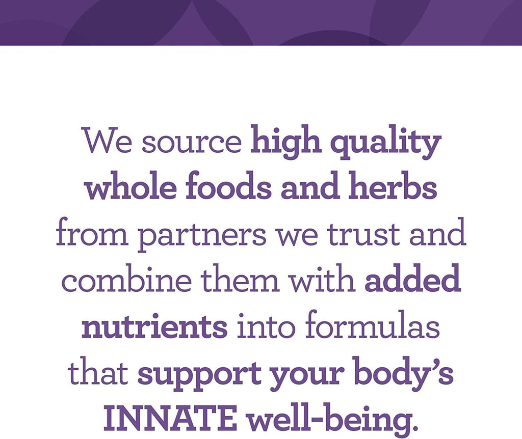 INNATE Response Formulas Men's 55+ Multivitamin, with Vitamin C, B12, D3, Choline and Methylfolate - 120 Vegan Tablets (60 Servings)
