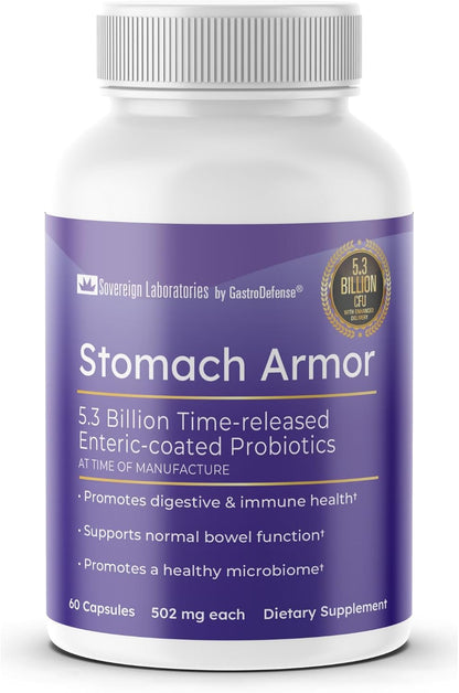 GastroDefense Stomach Armor - Prebiótico y Probiótico con Liposomal Colostrum-LD – Image 1