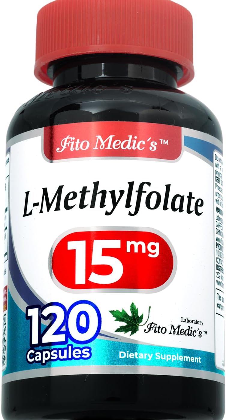 FITO MEDIC'S Lab Methylfolate Supplement, Folate Formula, 120 Capsules