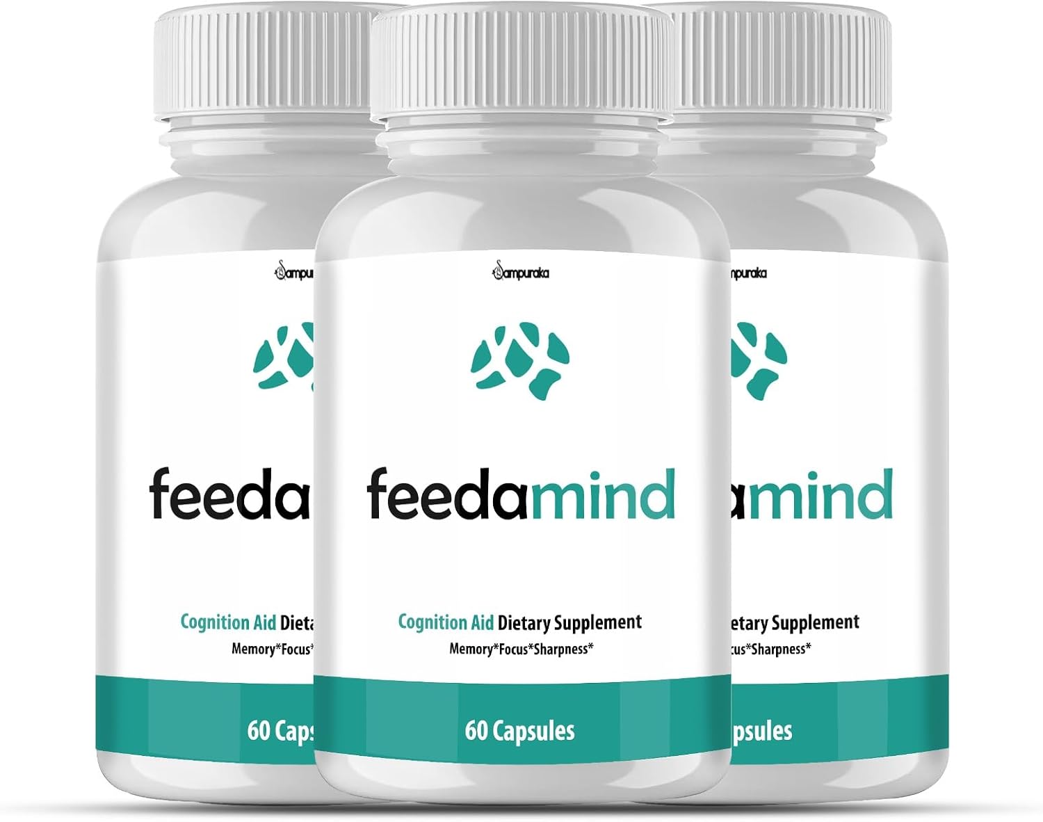 Feedamind Nueva Fórmula Avanzada Suplemento 3 Pack 90 Días de Suministro