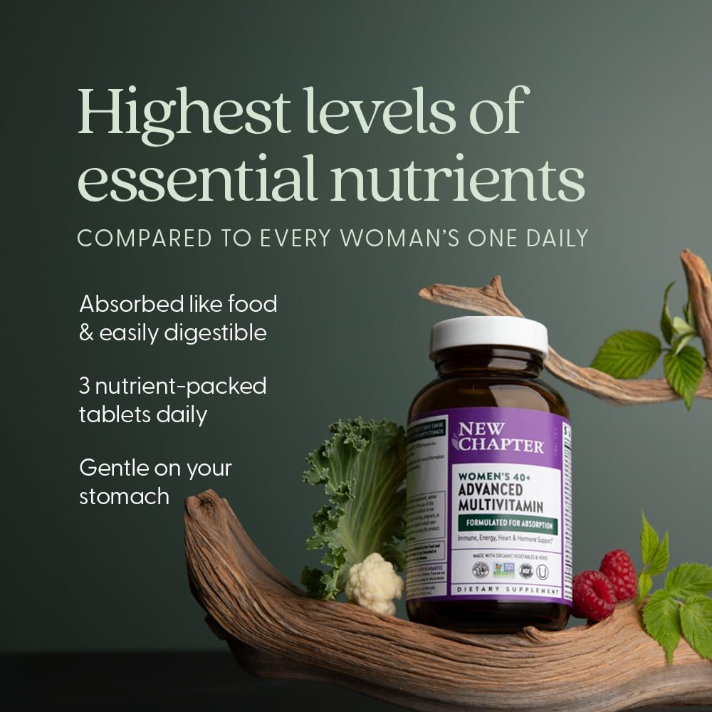 New Chapter Multivitamínico Avanzado para Mujeres de 40+