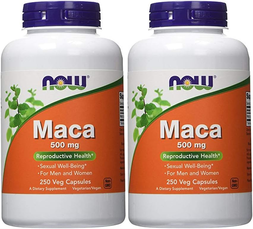 NOW Foods Maca 500mg, 500 Cápsulas