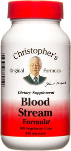 Fórmulas DR. CHRISTOPHER Fórmula para el Torrente Sanguíneo, 100 Cápsulas