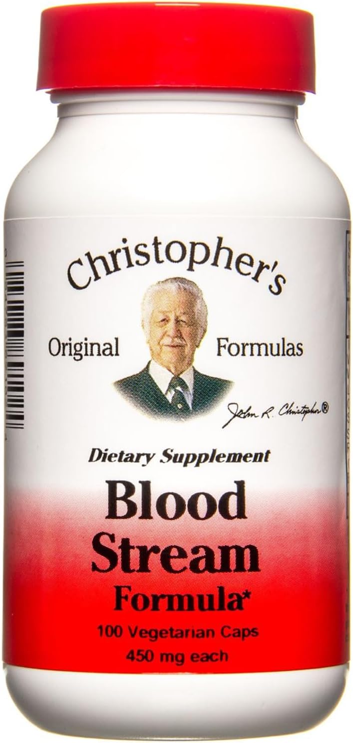 Fórmulas DR. CHRISTOPHER Fórmula para el Torrente Sanguíneo, 100 Cápsulas