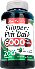 FITO MEDIC'S Lab Corteza de Olmo Americano, 200 Cápsulas, Suplemento Herbal