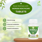 Morsan Healthcare Cápsulas de Karela - 500 mg | 60 Cápsulas Vegetales x 2 Envases