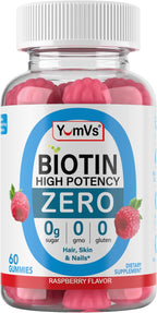YUM-V'S Gominolas de Biotina Sin Azúcar - 5000 mcg - 60 unidades