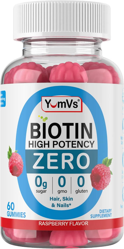 YUM-V'S Gominolas de Biotina Sin Azúcar - – El funcionamiento normal del sistema nervioso. – Image 7