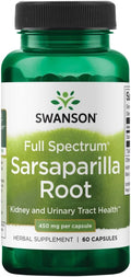 Swanson Zarzaparrilla Raíz 60 Cápsulas