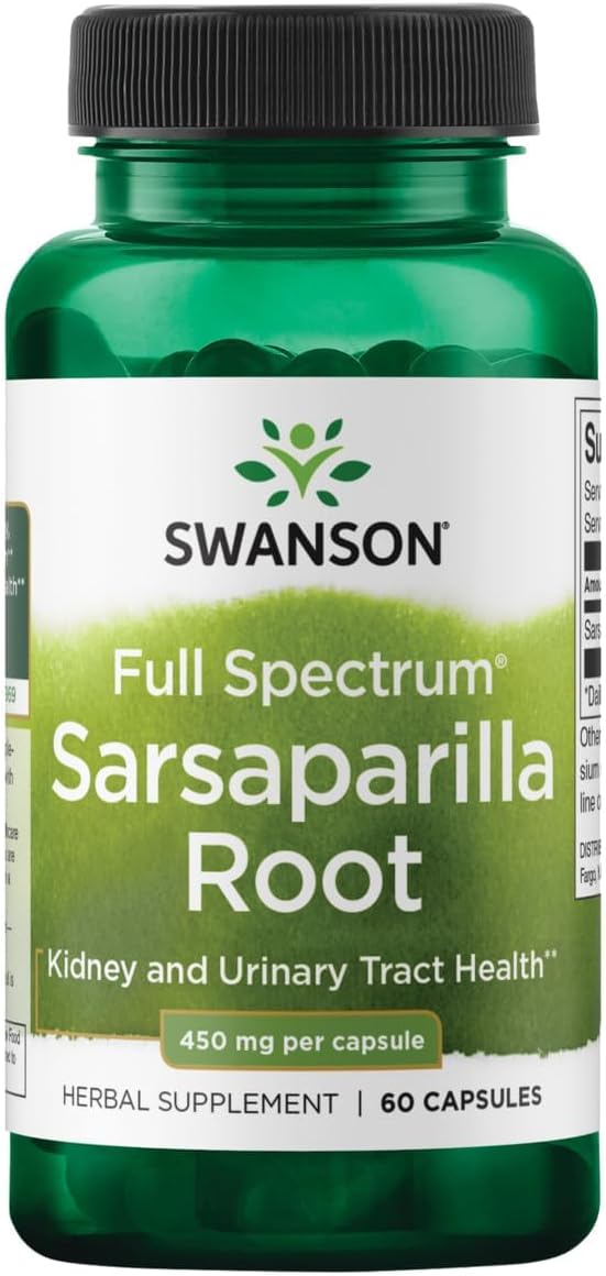 Swanson Zarzaparrilla Raíz 60 Cápsulas