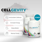 Cellgevity, Tecnología Avanzada de Riboceína, 120 Cápsulas Vegetales, 60 Dosis (Paquete de 2)