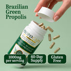 Beelife Propóleo Verde Brasileño - 120 Cápsulas (60 Días)