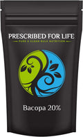 Prescribed For Life Bacopa en Polvo 20% Bacósidos - Suplemento Ayurvédico (1 kg)