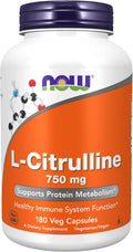 NOW Foods L-Citrullina 750 mg – 180 Cápsulas