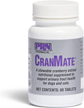 PRN Pharmacal CranMate - Suplemento de Arándano para Perros y Gatos - 60 Comprimidos Masticables