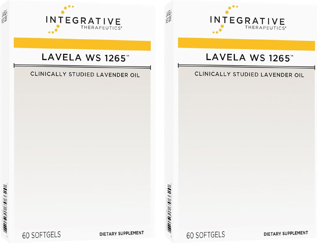 Integrative Therapeutics Lavela WS 1265 - Suplemento de Aceite Esencial de Lavanda - 60 Cápsulas Blandas