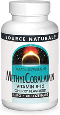 Source Naturals Metilcobalamina B12 5mg Sabor Cereza - 60 Comprimidos