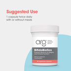 ARG BifidoBiotics con LactoSpore | Probiotic for Digestive Health | 60 Capsules