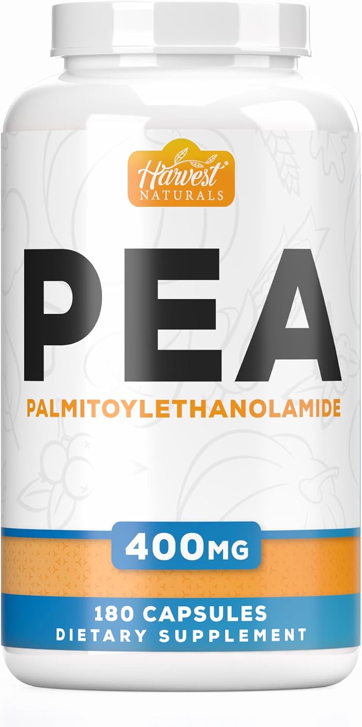 Palmitoylethanolamida (PEA) 400mg - 180 Cápsulas | Harvest Naturals