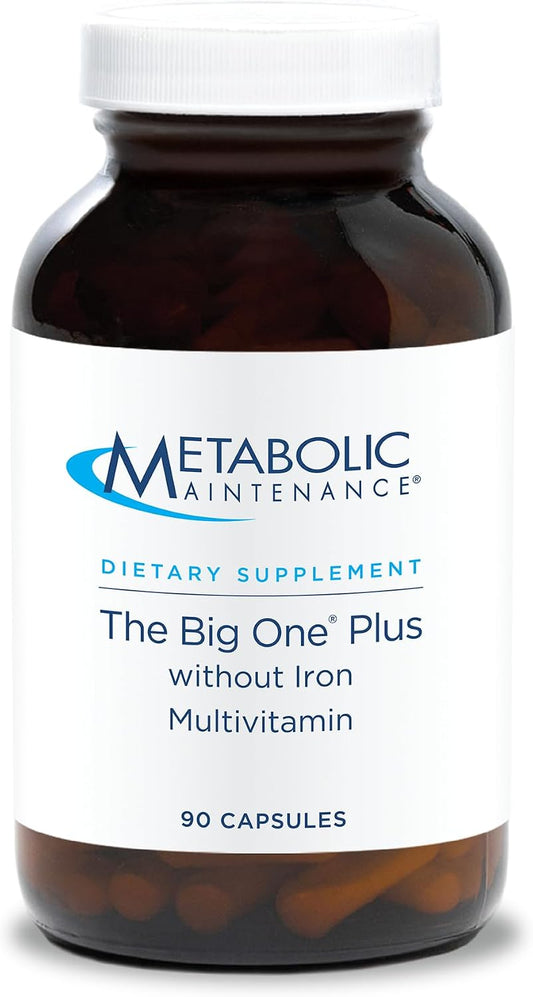 Metabolic Maintenance The Big One Plus Multivitamin sin Hierro - Complejo vitamínico con metilados, vitamina D3 2000 UI, 90 cápsulas