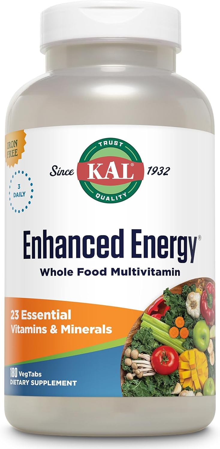 KAL Enhanced Energy Iron Free - 90 Comprimidos