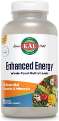 KAL Enhanced Energy Multivitamin - 180 Cápsulas