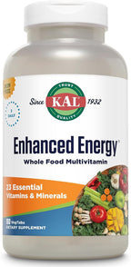 KAL Enhanced Energy Multivitamin - 180 Cápsulas