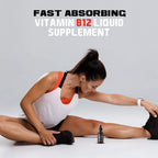 VITBOOST Gotas de Vitamina B12 Líquida Vegana – 60 dosis de 5000 mcg con Sabor a Frambuesa – Metilcobalamina Sublingual