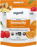 Organifi Immunity - Polvo Orgánico de Apoyo Inmunitario con Beta-Glucanos de Hongos, Vitamina C, D y Zinc - 15 Sobres Individuales