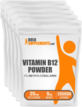 Vitamina B12 Metilcobalamina en Polvo - 200mcg por dosis, 5 kg