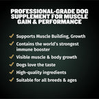 Bully Max 11-en-1 Power Chews para Perros - Suplemento de Aminoácidos y Proteínas, 75 Chews Blandos