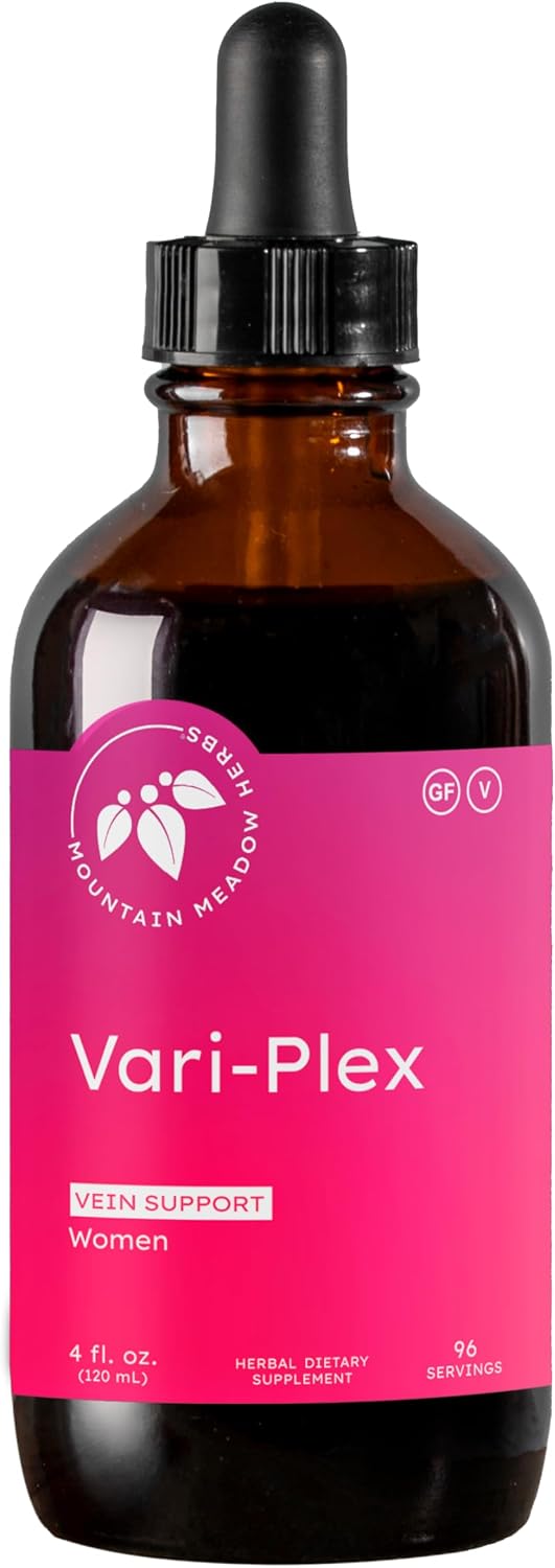 Vari-Plex de Mountain Meadow Herbs - Apoyo natural para venas y circulación, extracto líquido de bilberry (118 ml)
