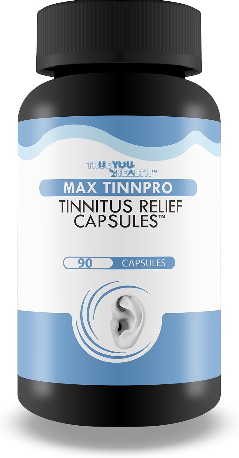 Max Tinnpro Cápsulas para el Apoyo del Tinnitus - Complemento para la Salud Auditiva