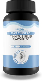 Max Tinnpro Cápsulas para el Apoyo del Tinnitus - Complemento para la Salud Auditiva