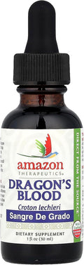 Sangre de Grado - Dragon's Blood (1 oz) - Silvestre, Sin Gluten, Keto Friendly, Vegano, No-GMO, Orgánico Certificado