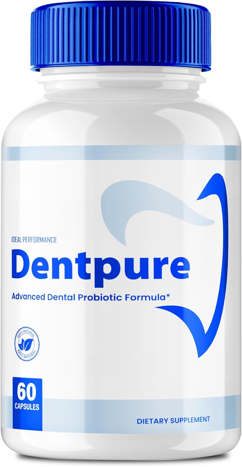 Dentpure Probióticos Orales para Dientes y Encías, Cápsulas de Máxima Potencia - 60 Cápsulas