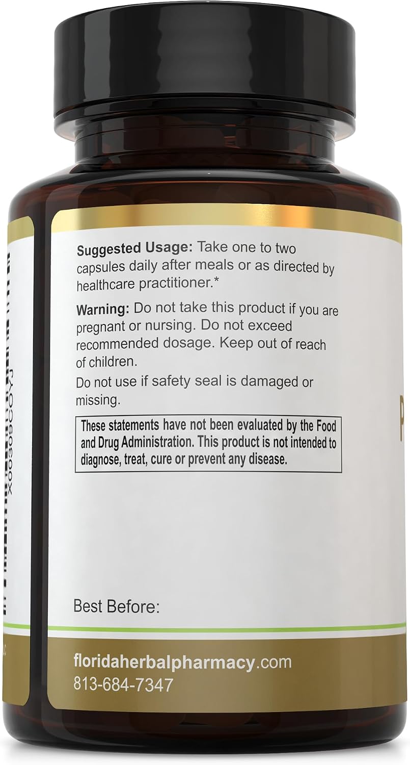 Florida Herbal Pharmacy - Extracto de Verdolaga (Purslane) en Cápsulas 10:1, 120 Cápsulas