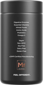 Codeage Men's Daily Multivitamin – Multivitamínico Fermentado para Hombres con Vitaminas, Minerales, Probióticos y Omega-3 (120 Cápsulas)