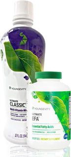 Youngevity Classic 90 Pak Multivitamínico Avanzado - 90+ Nutrientes Esenciales, 30 Días