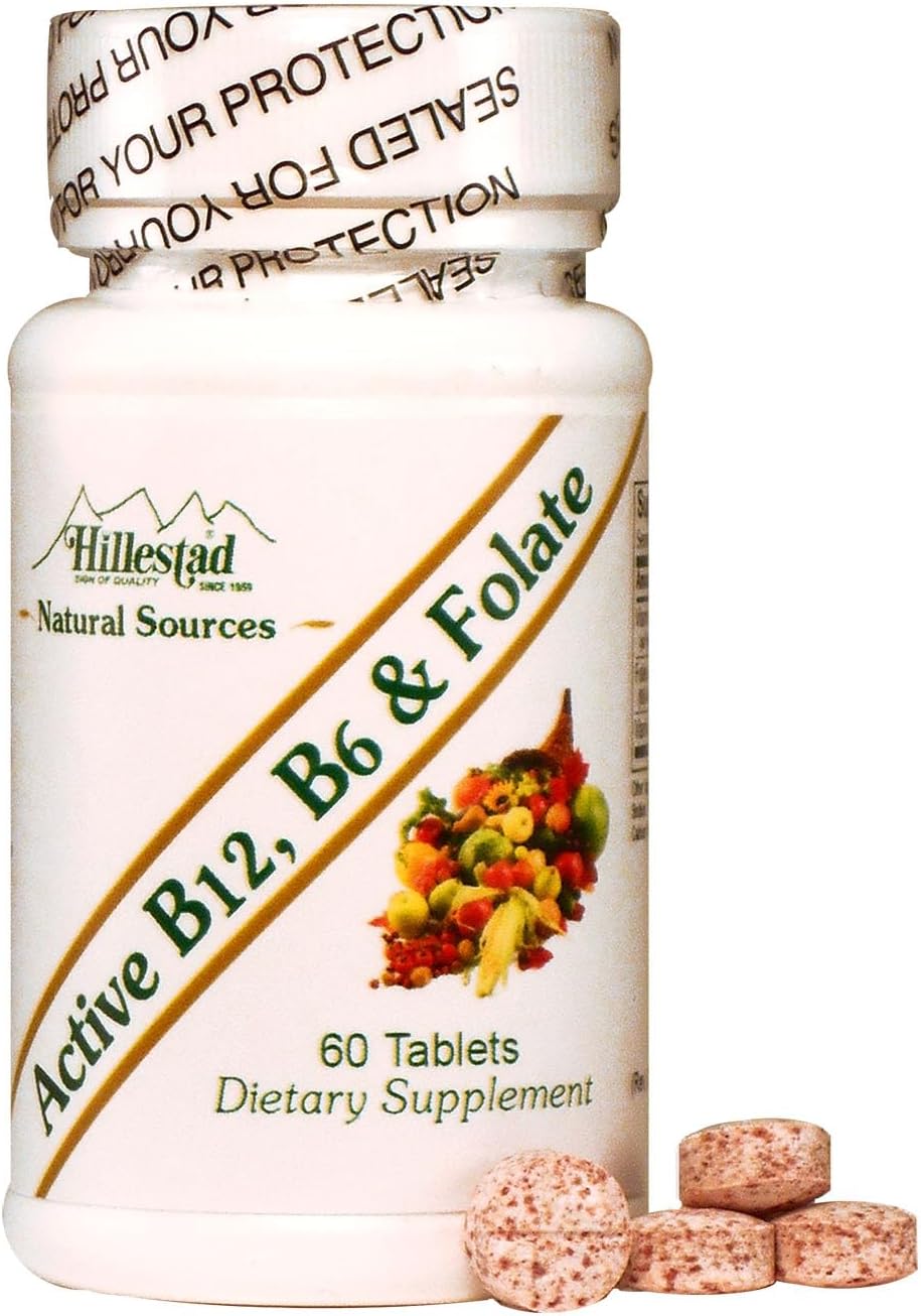 Hillestad Pharmaceuticals Active B12, B6 y Folato