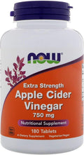 NOW Foods Vinagre de Manzana 750 mg, 180 Comprimidos