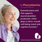 BESTVITE L-Fenilalanina 500 mg (120 Cápsulas Vegetarianas) - Sin estearatos - Vegano - Sin gluten - Sin OGM